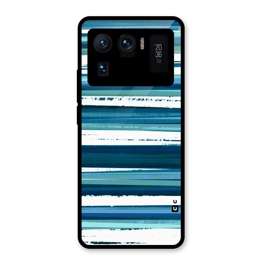 Simple Soothing Lines Glass Back Case for Mi 11 Ultra