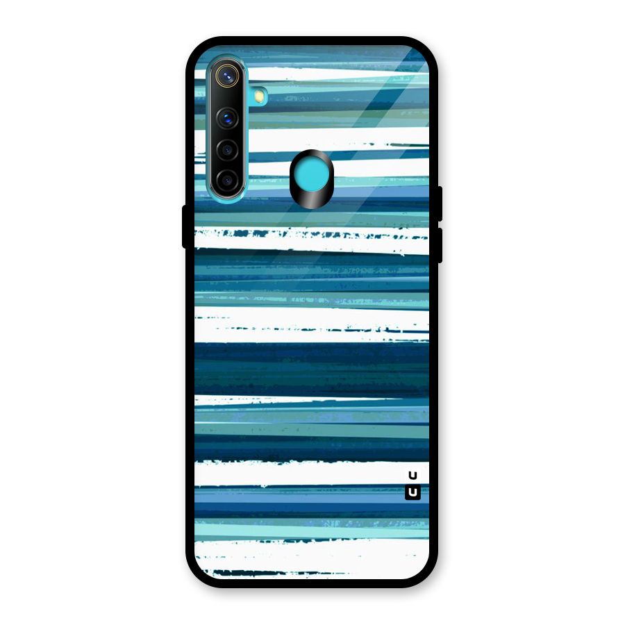Simple Soothing Lines Glass Back Case for Realme Narzo 10