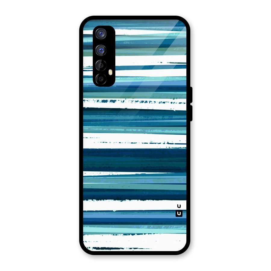 Simple Soothing Lines Glass Back Case for Realme Narzo 20 Pro