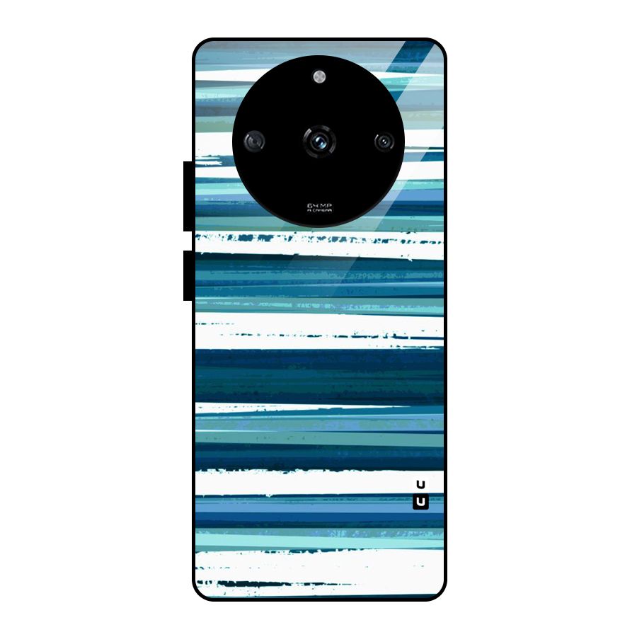 Simple Soothing Lines Glass Back Case for Realme Narzo 60 5G