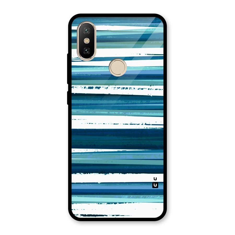 Simple Soothing Lines Glass Back Case for Redmi A2