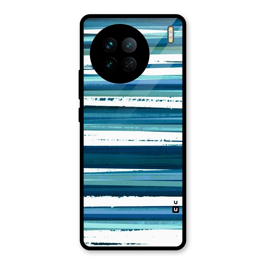 Simple Soothing Lines Glass Back Case for Vivo X90