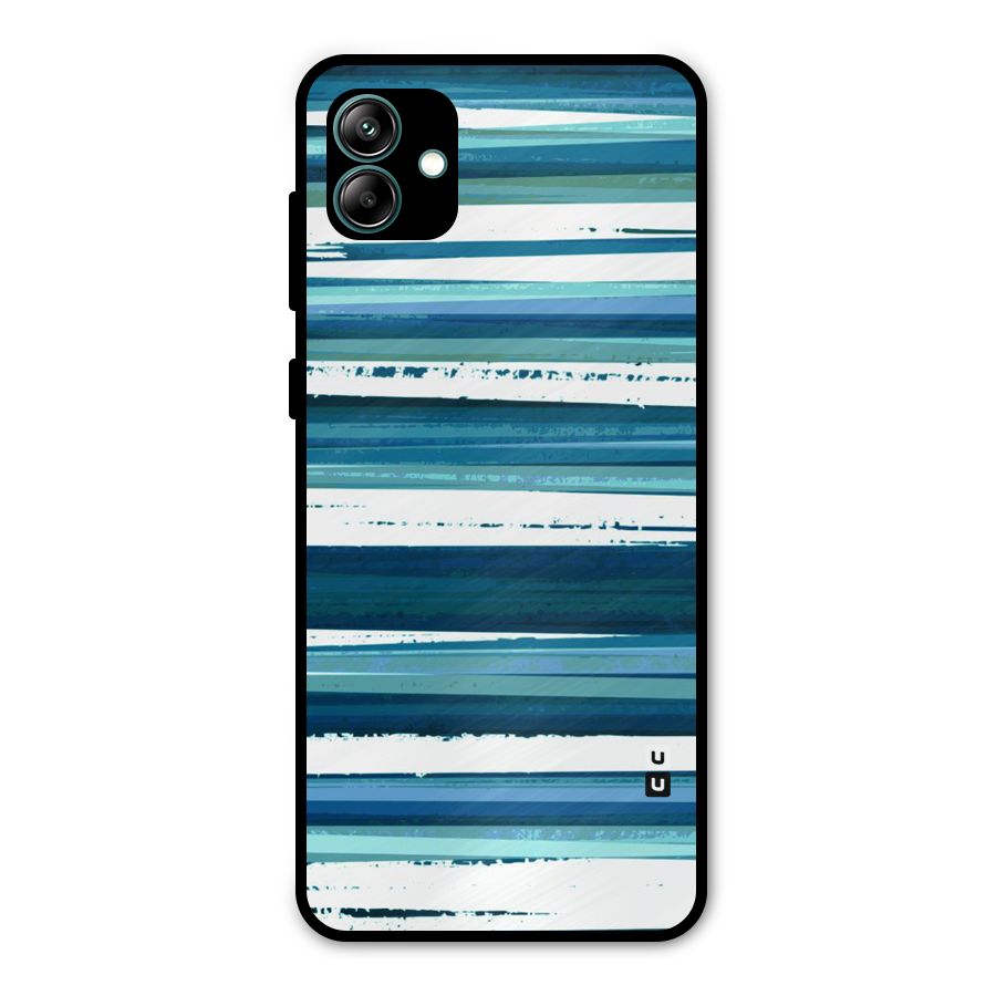 Simple Soothing Lines Metal Back Case for Galaxy A04
