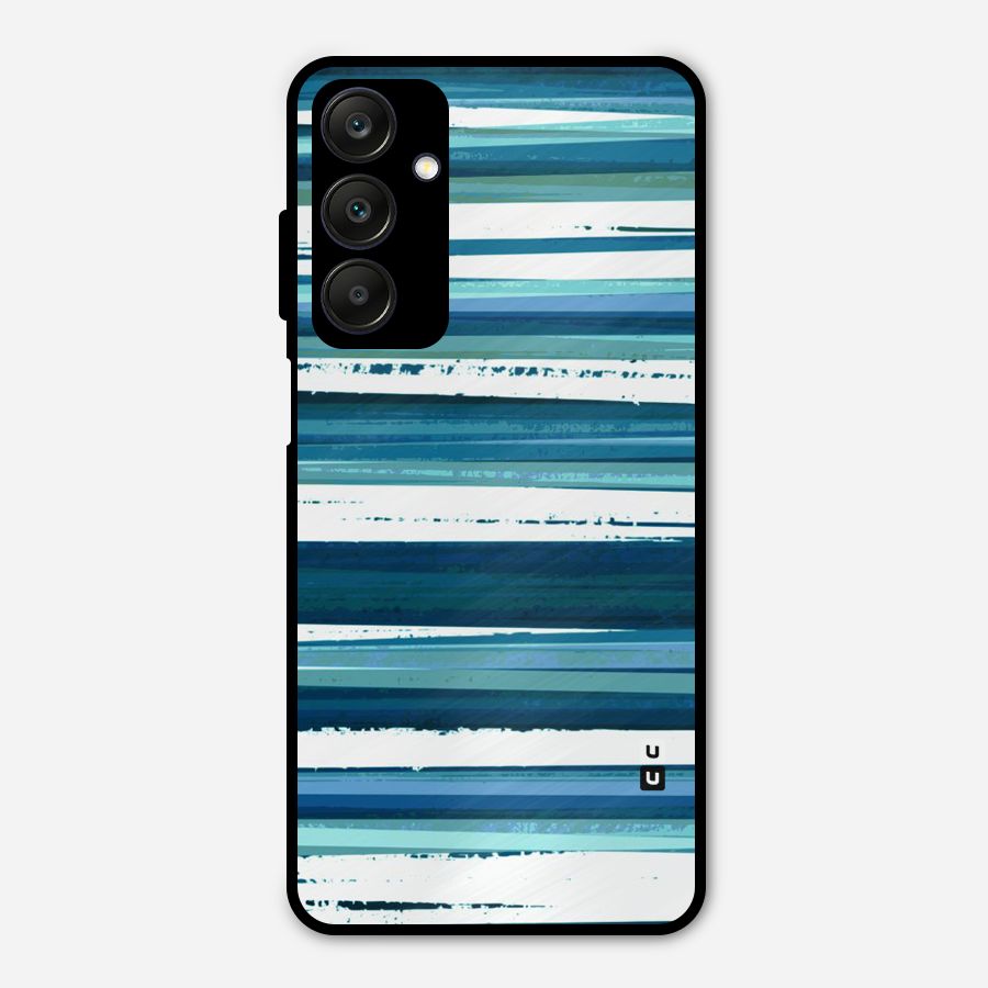 Simple Soothing Lines Metal Back Case for Galaxy A25 5G