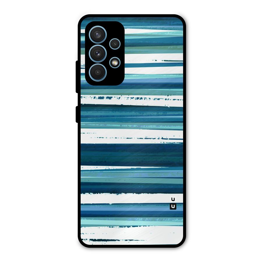 Simple Soothing Lines Metal Back Case for Galaxy A32