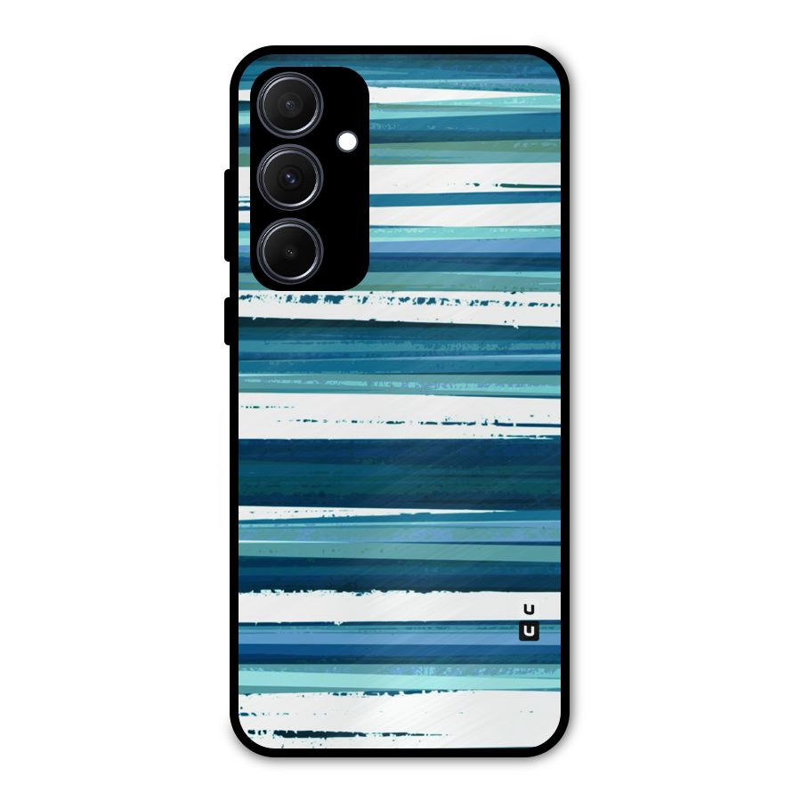 Simple Soothing Lines Metal Back Case for Galaxy A35
