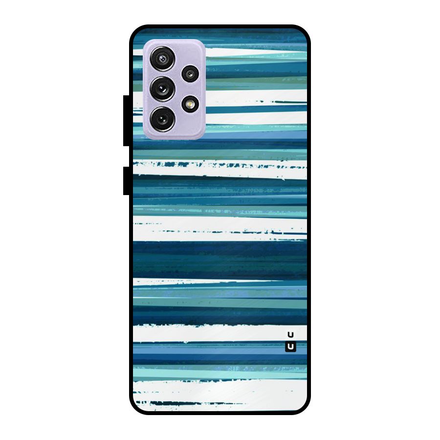 Simple Soothing Lines Metal Back Case for Galaxy A72