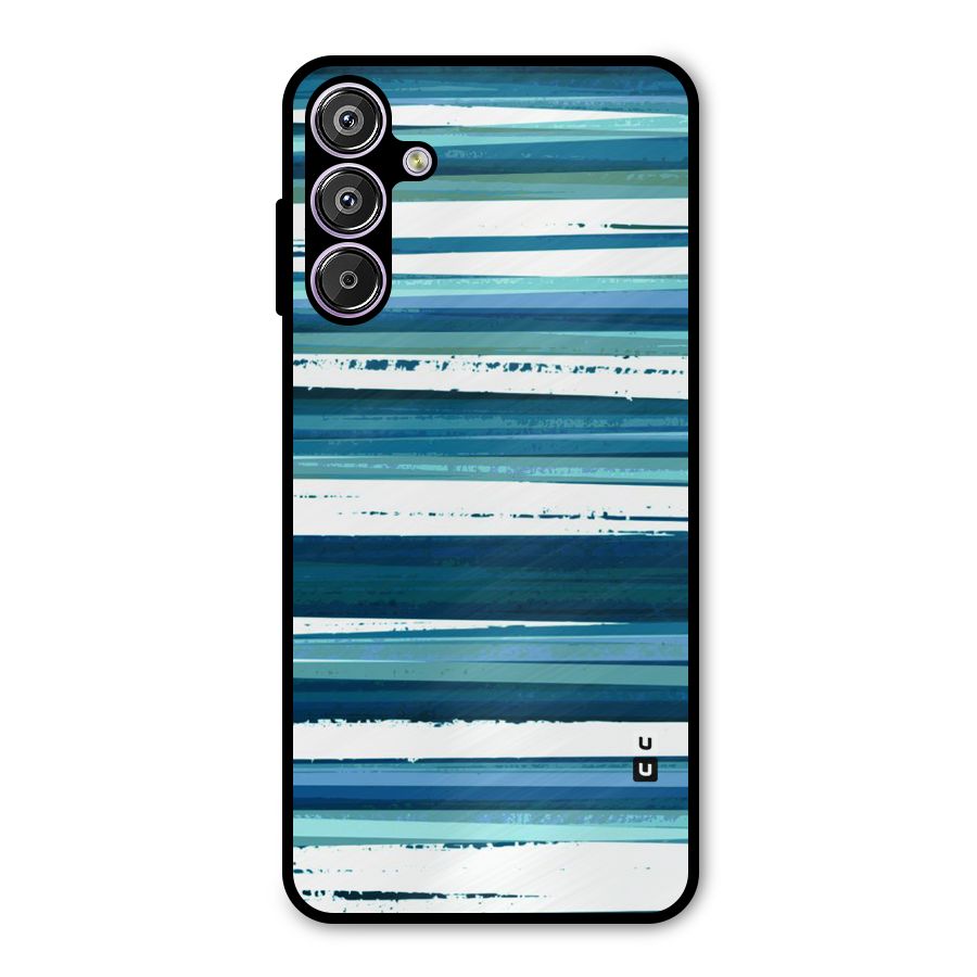 Simple Soothing Lines Metal Back Case for Galaxy F15