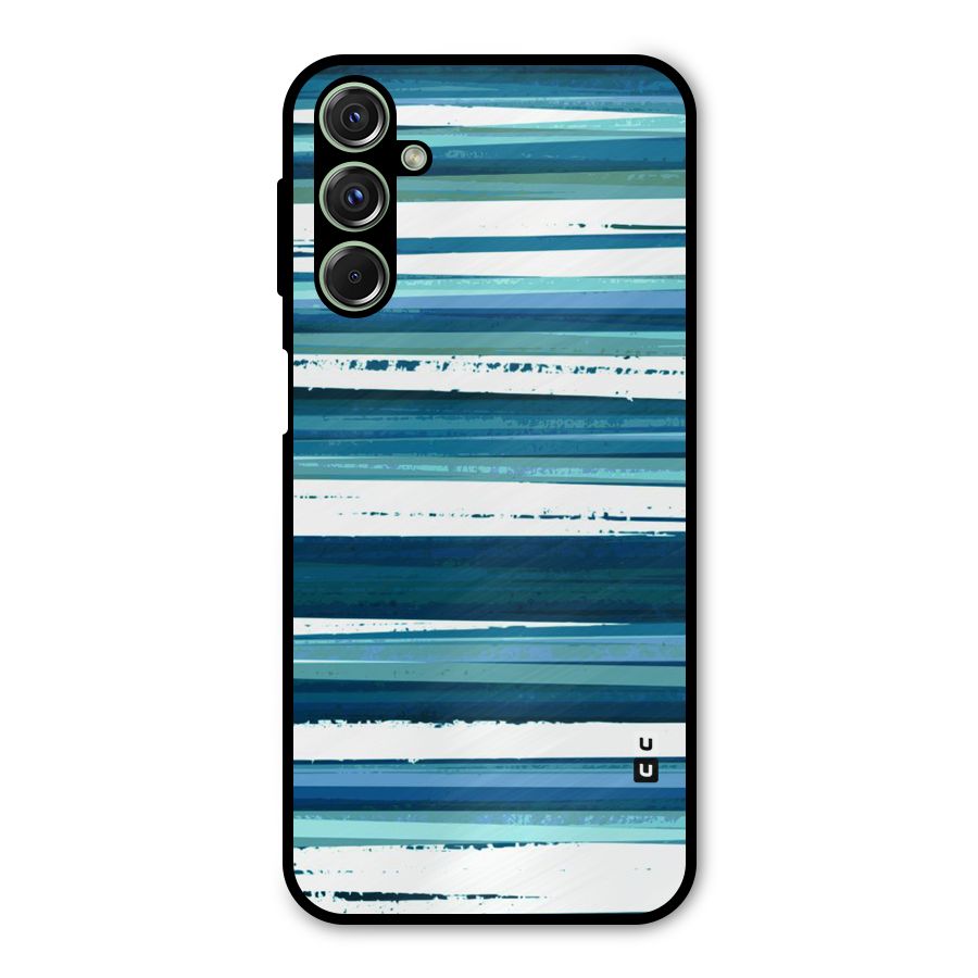 Simple Soothing Lines Metal Back Case for Galaxy F34