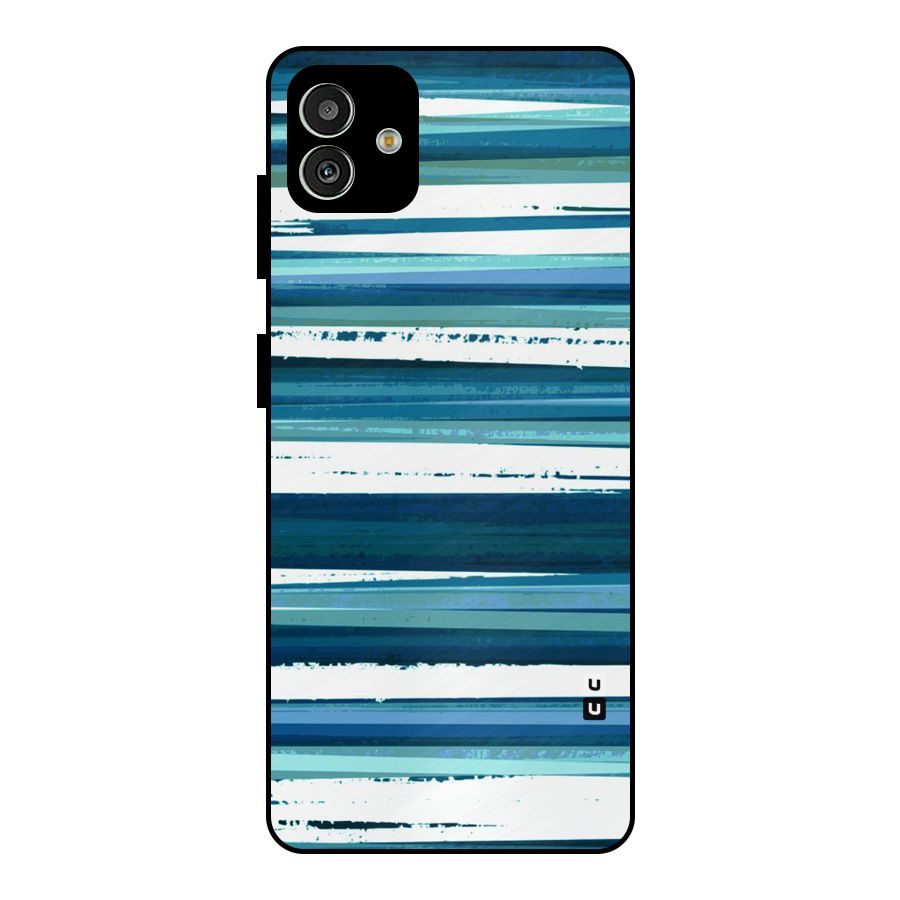 Simple Soothing Lines Metal Back Case for Galaxy M13 5G