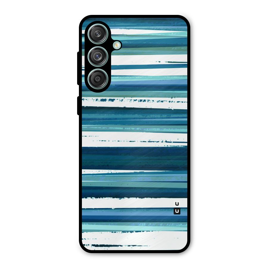 Simple Soothing Lines Metal Back Case for Galaxy M55 5G