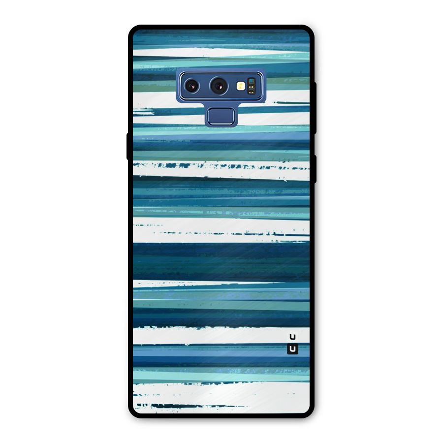Simple Soothing Lines Metal Back Case for Galaxy Note 9