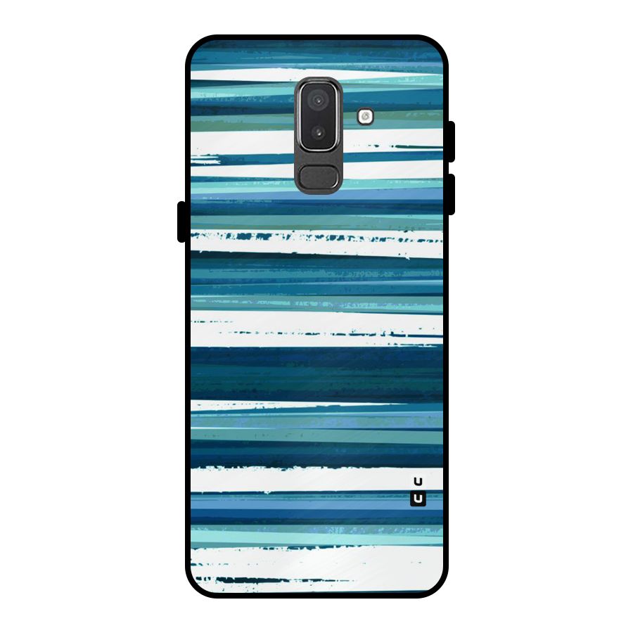 Simple Soothing Lines Metal Back Case for Galaxy On8 (2018)