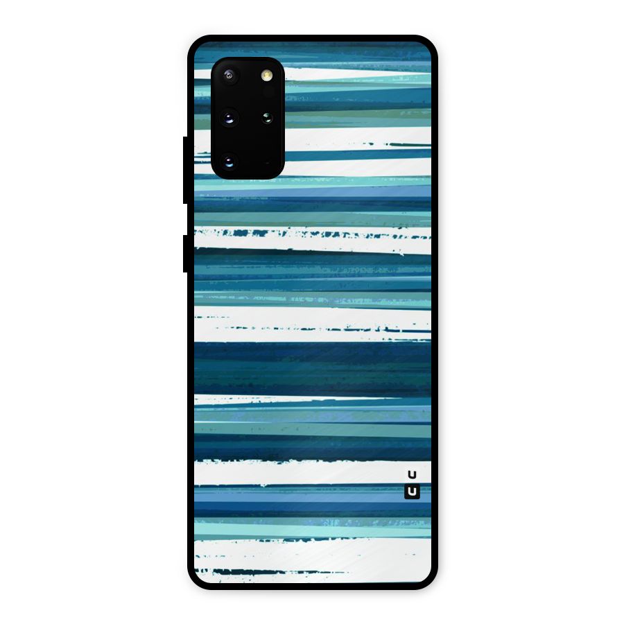 Simple Soothing Lines Metal Back Case for Galaxy S20 Plus