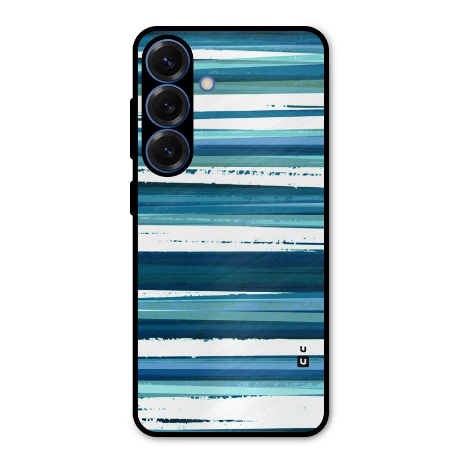 Simple Soothing Lines Metal Back Case for Galaxy S25