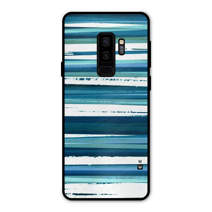 Simple Soothing Lines Metal Back Case for Galaxy S9 Plus
