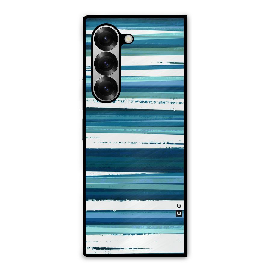 Simple Soothing Lines Metal Back Case for Galaxy Z Fold6
