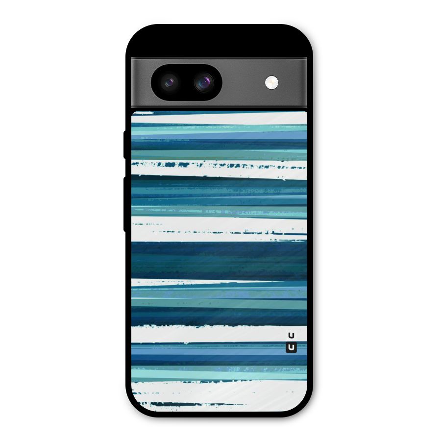 Simple Soothing Lines Metal Back Case for Google Pixel 8a