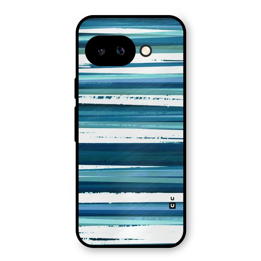Simple Soothing Lines Metal Back Case for Google Pixel 9a