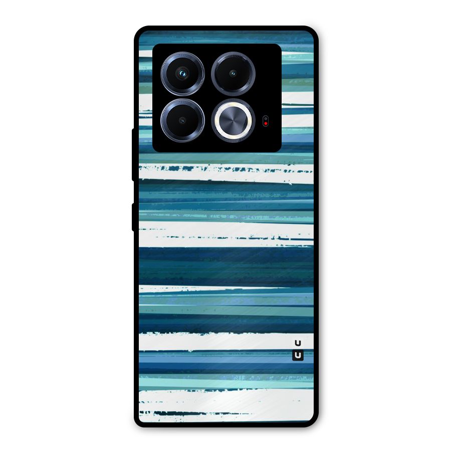 Simple Soothing Lines Metal Back Case for Infinix Note 40 5G