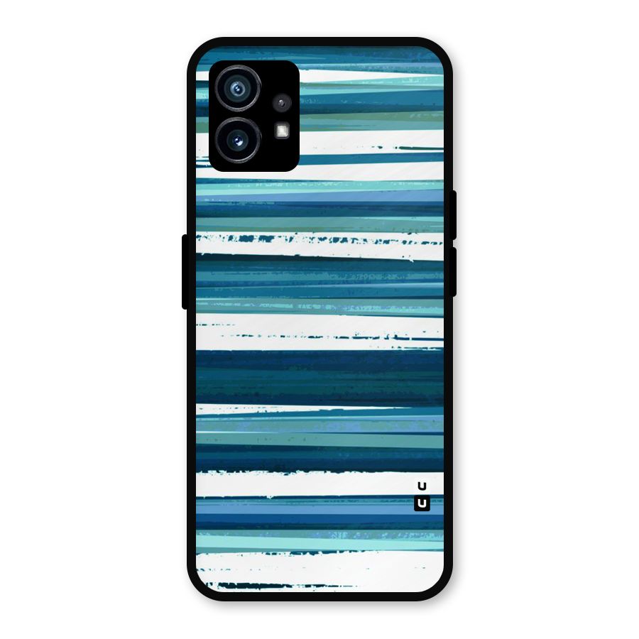 Simple Soothing Lines Metal Back Case for Nothing Phone 1