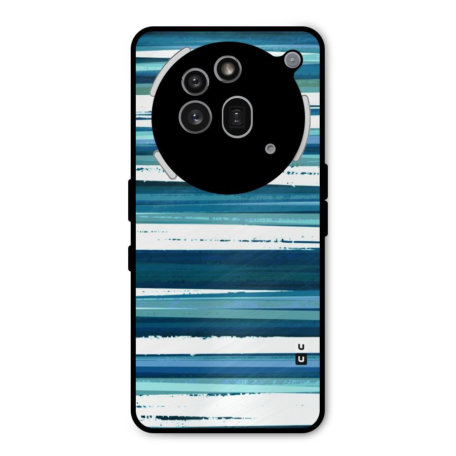 Simple Soothing Lines Metal Back Case for Nothing Phone 3a Pro
