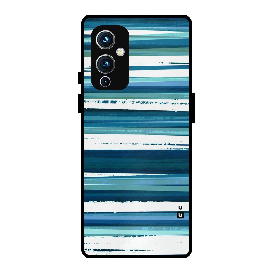 Simple Soothing Lines Metal Back Case for OnePlus 9