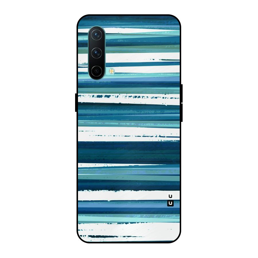 Simple Soothing Lines Metal Back Case for OnePlus Nord CE 5G