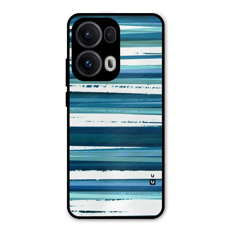 Simple Soothing Lines Metal Back Case for Oppo Reno13 Pro