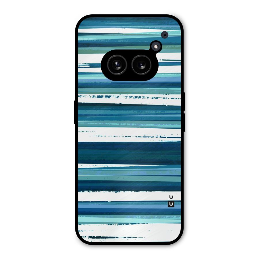 Simple Soothing Lines Metal Back Case for Nothing Phone 2a