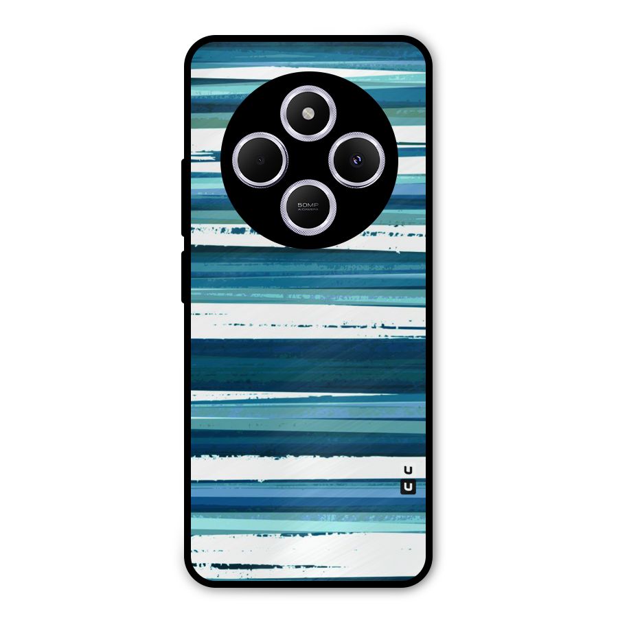Simple Soothing Lines Metal Back Case for Poco C75 5G