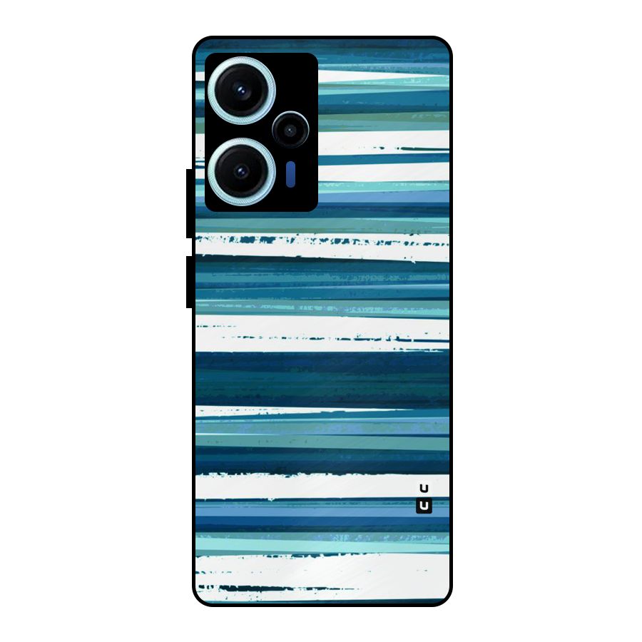Simple Soothing Lines Metal Back Case for Poco F5