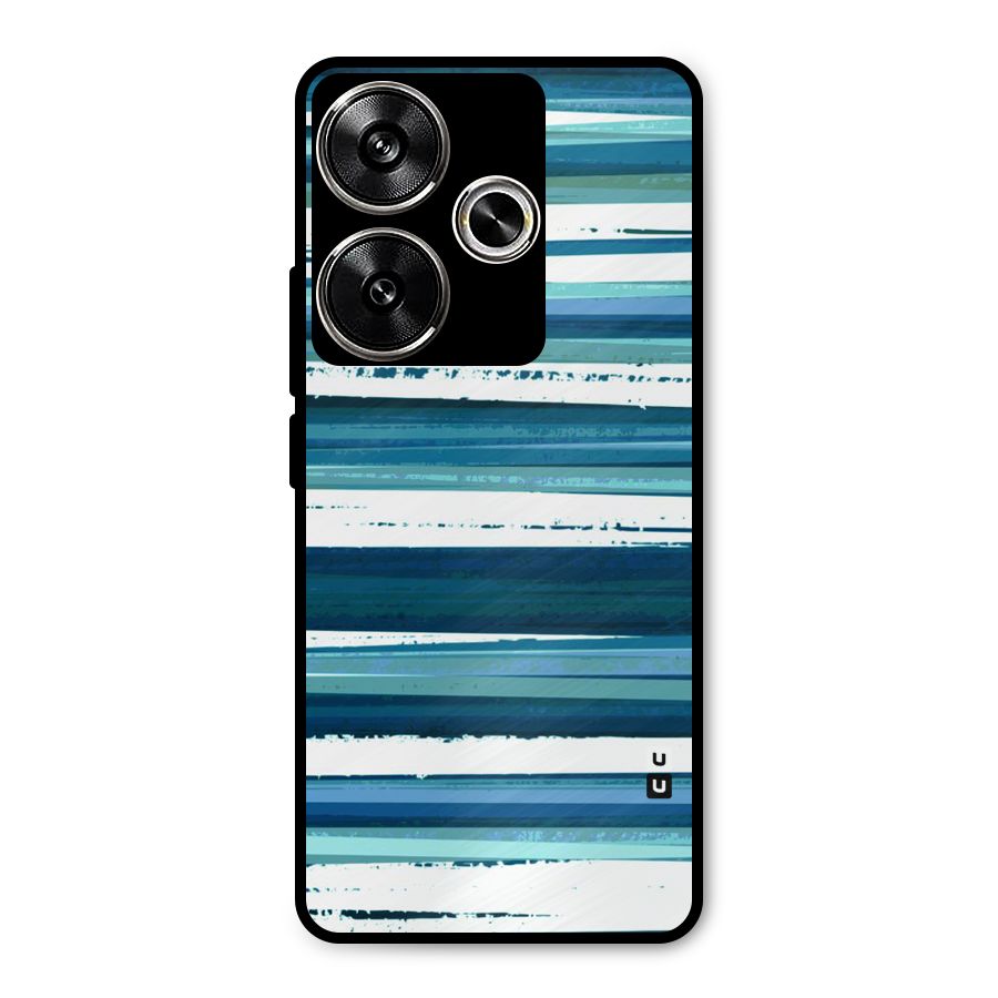 Simple Soothing Lines Metal Back Case for Poco F6