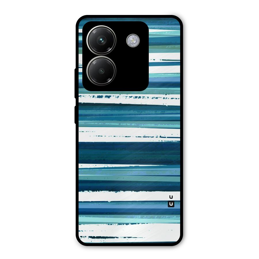 Simple Soothing Lines Metal Back Case for Poco M7 Pro 5G