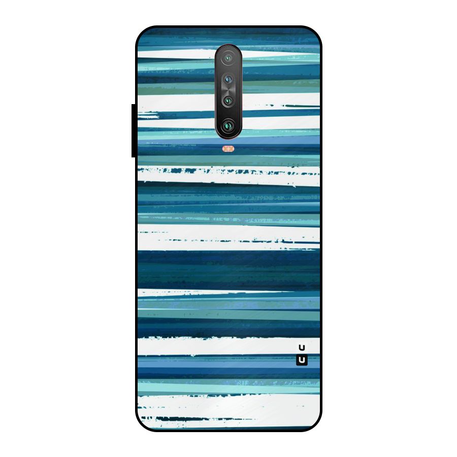 Simple Soothing Lines Metal Back Case for Poco X2