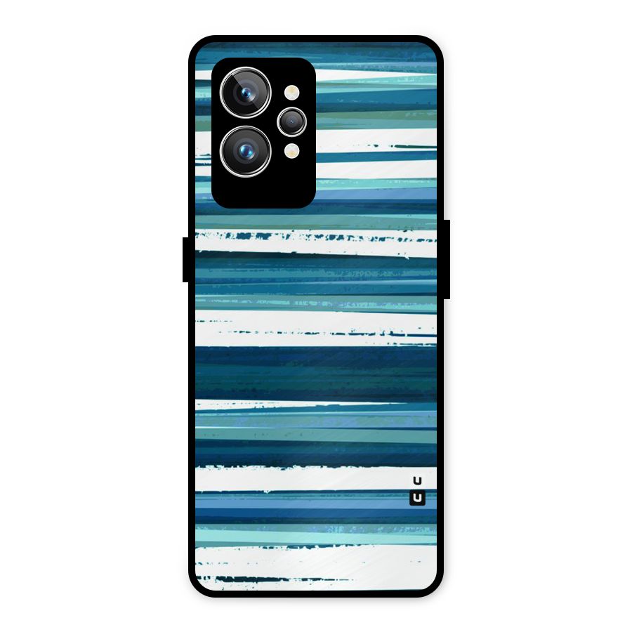 Simple Soothing Lines Metal Back Case for Realme GT2 Pro