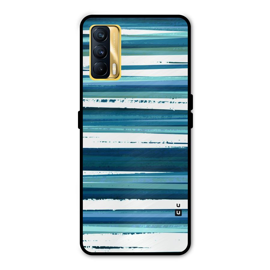 Simple Soothing Lines Metal Back Case for Realme X7