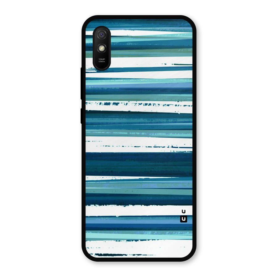Simple Soothing Lines Metal Back Case for Redmi 9a