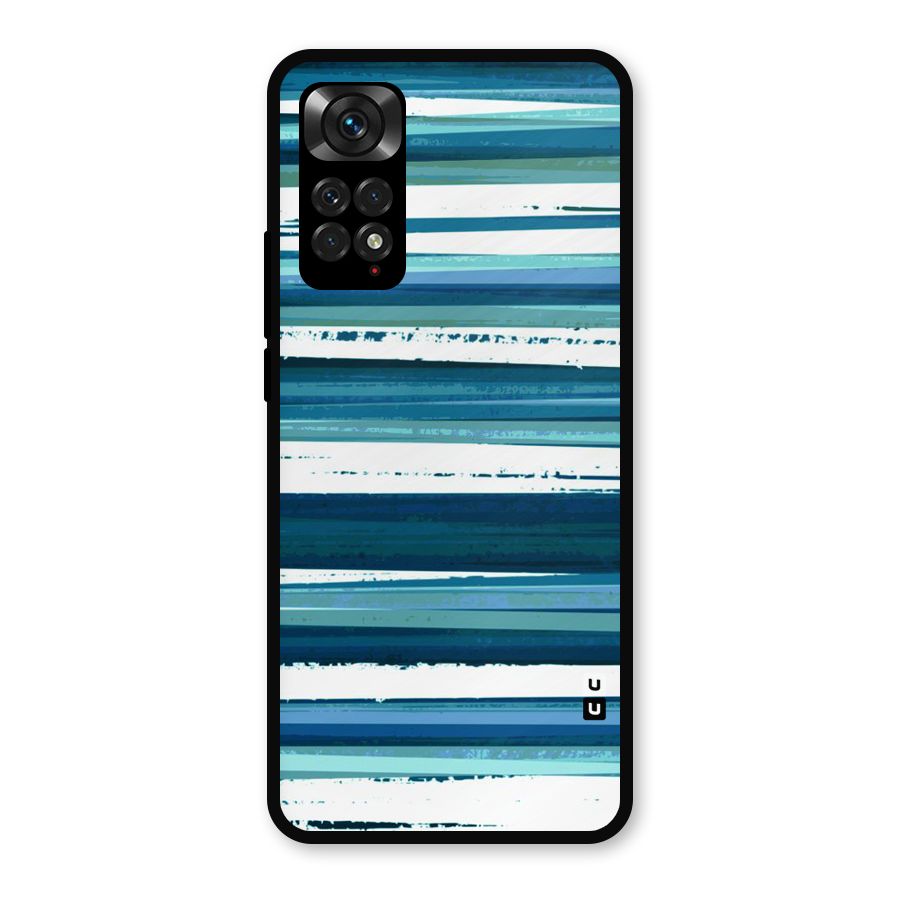 Simple Soothing Lines Metal Back Case for Redmi Note 11s