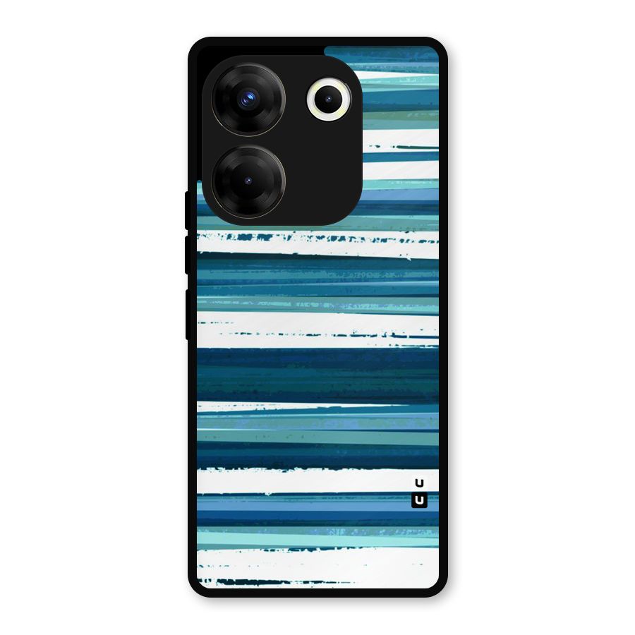 Simple Soothing Lines Metal Back Case for Tecno Camon 20