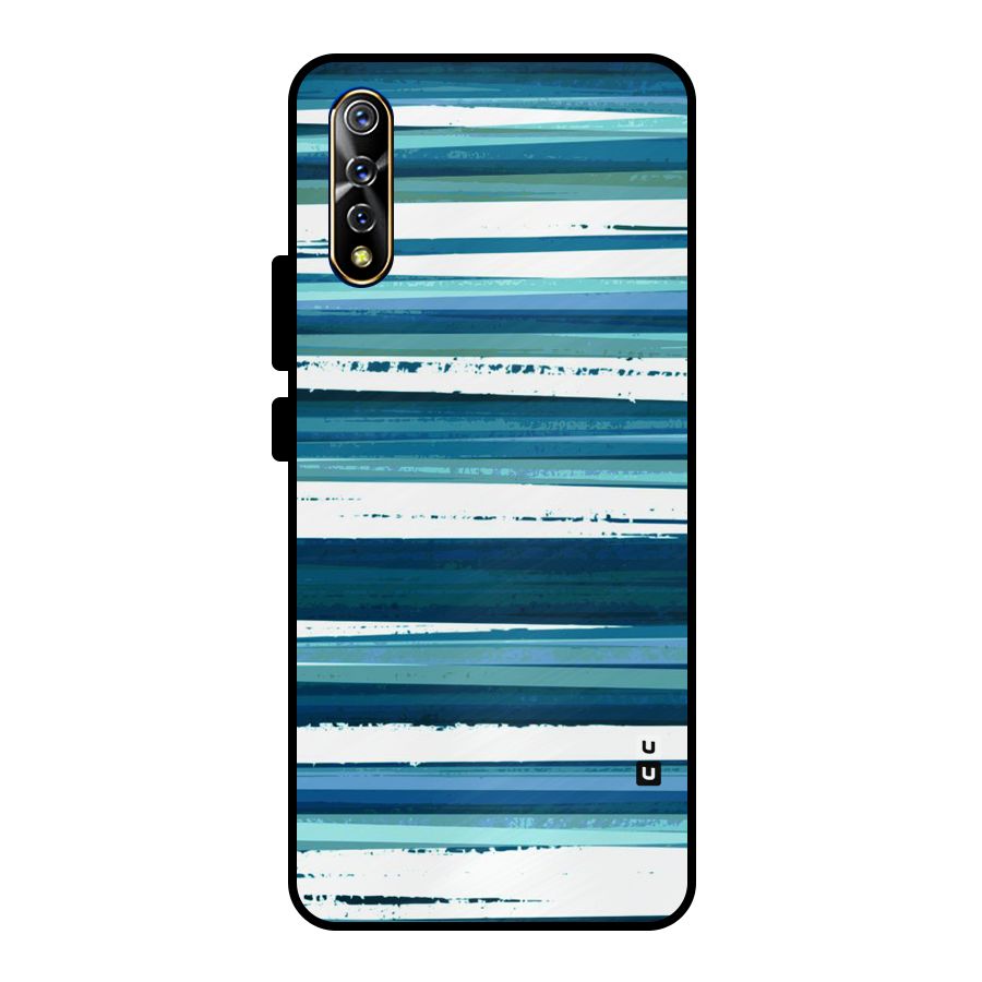 Simple Soothing Lines Metal Back Case for Vivo S1