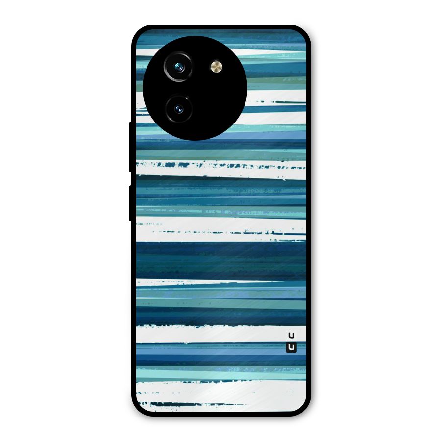 Simple Soothing Lines Metal Back Case for Vivo T3x