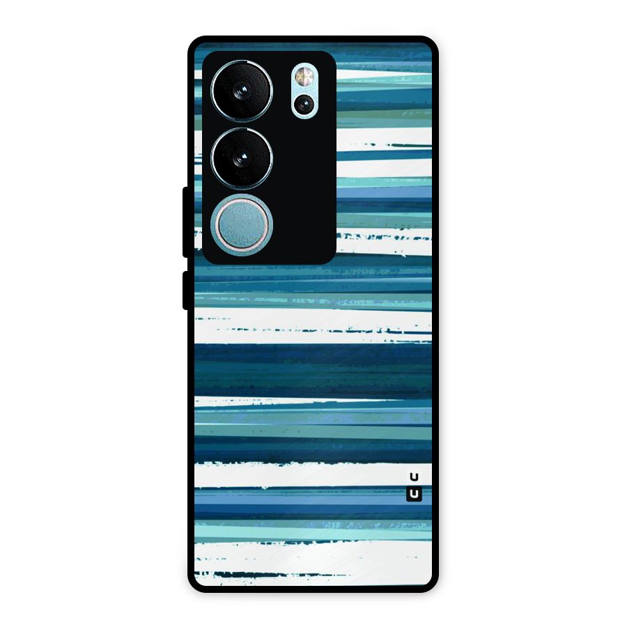 Simple Soothing Lines Metal Back Case for Vivo V29