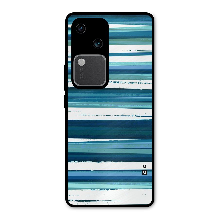 Simple Soothing Lines Metal Back Case for Vivo V30