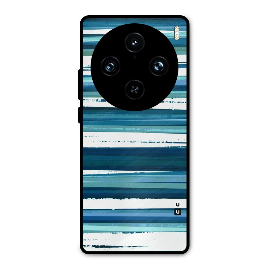 Simple Soothing Lines Metal Back Case for Vivo X100 Pro
