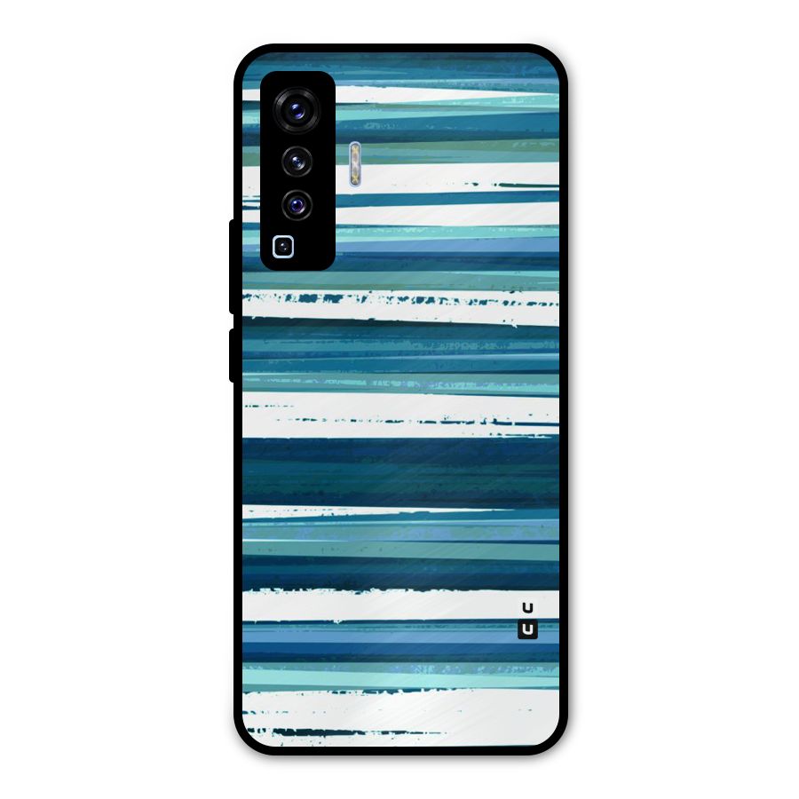 Simple Soothing Lines Metal Back Case for Vivo X50