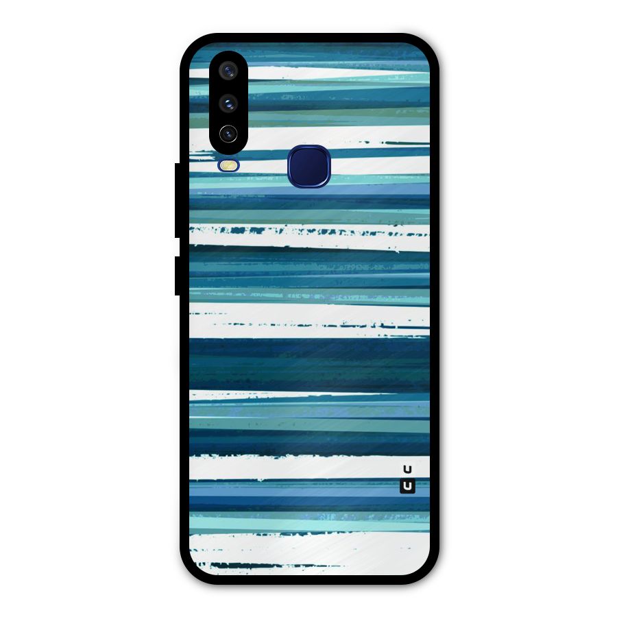 Simple Soothing Lines Metal Back Case for Vivo Y15