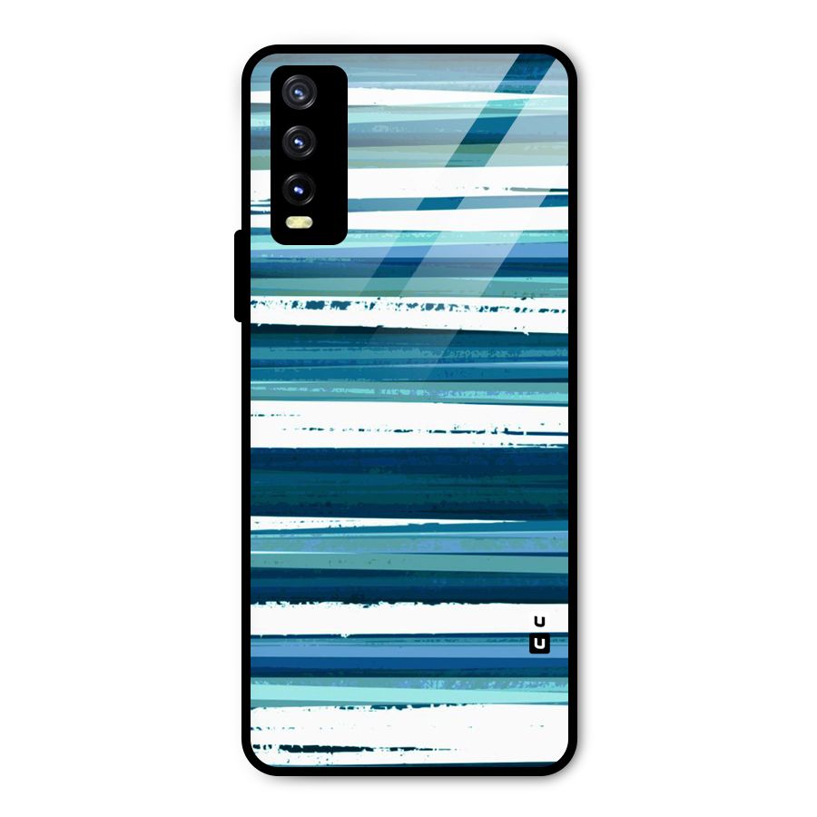 Simple Soothing Lines Metal Back Case for Vivo Y20
