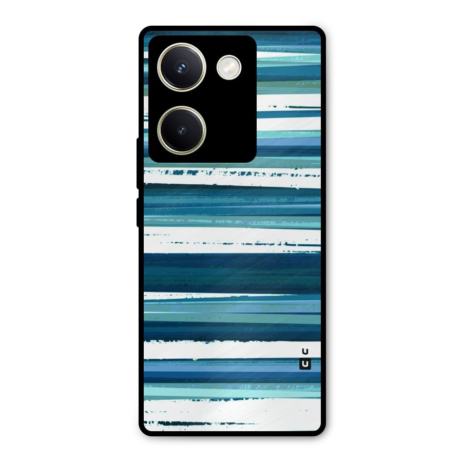 Simple Soothing Lines Metal Back Case for Vivo Y200 Pro