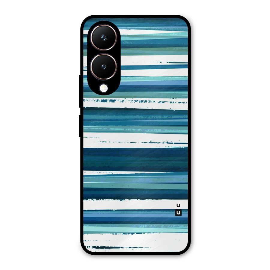 Simple Soothing Lines Metal Back Case for Vivo Y28